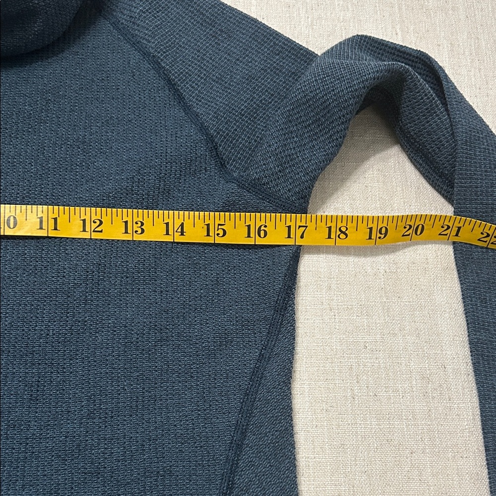 Kuhl Sweater Women's Small Blue Petra Turtleneck Long Sleeve Waffle Knit - Picture 4 of 15